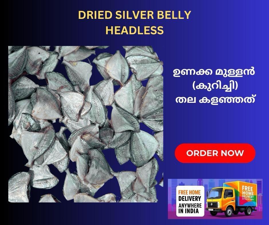 Dried Silver Belly (Kurichi) — export from Kerala, India